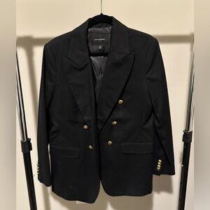 Banana Republic Black Blazer with Gold Buttons